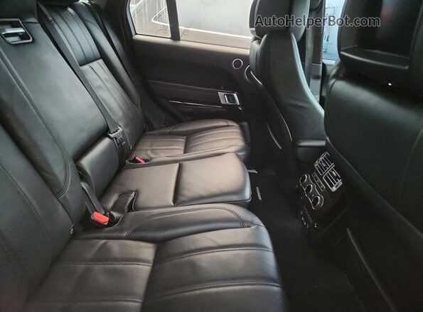 SALGS2FE9HA330077 2017 LAND ROVER RANGE Black Widok tylnych siedzeń