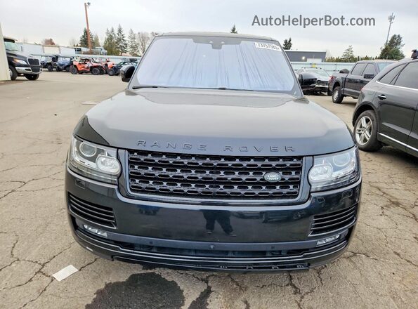 SALGS2FE9HA330077 2017 LAND ROVER RANGE Black Widok z przodu