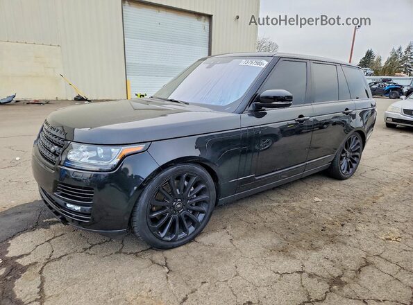 SALGS2FE9HA330077 2017 LAND ROVER RANGE Black Przód lewy