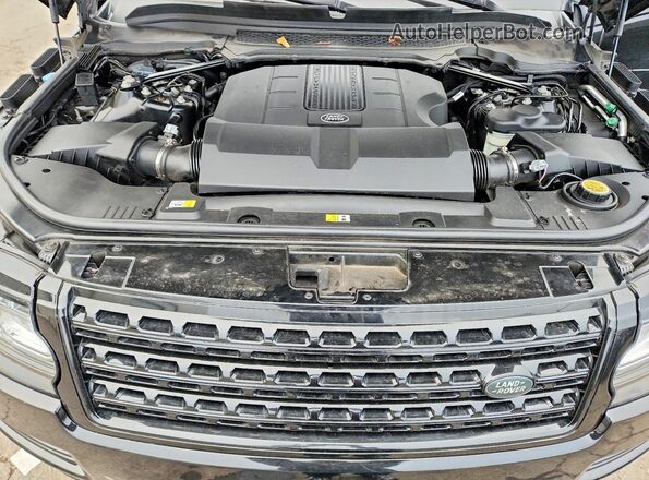 SALGS2FE9HA330077 2017 LAND ROVER RANGE Black Widok wnętrza z tyłu
