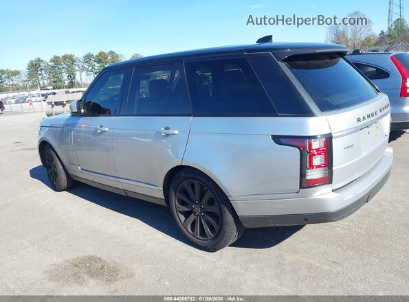 SALGS2FV0HA336513 2017 LAND ROVER RANGE ROVER Silver Հետևի ձախ