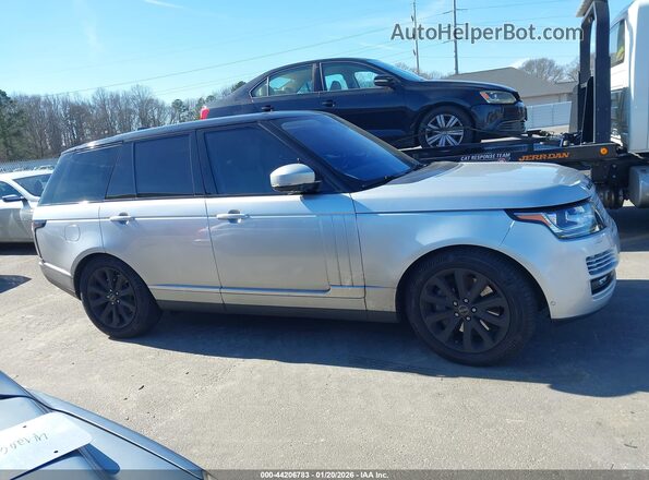SALGS2FV0HA336513 2017 LAND ROVER RANGE ROVER Silver Սարքավորումների վահանակի տեսք
