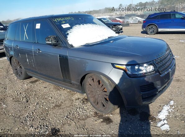SALGS2FV1HA349710 2017 LAND ROVER RANGE ROVER Gray Przód prawy