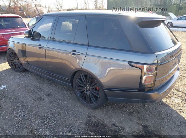 SALGS2FV1HA349710 2017 LAND ROVER RANGE ROVER Gray Tył lewy