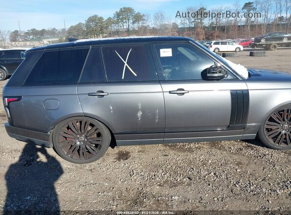 SALGS2FV1HA349710 2017 LAND ROVER RANGE ROVER Gray Widok zestawu wskaźników