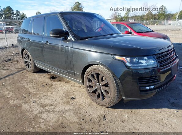 SALGS2FV9HA361894 2017 LAND ROVER RANGE ROVER Черный Передняя правая четверть