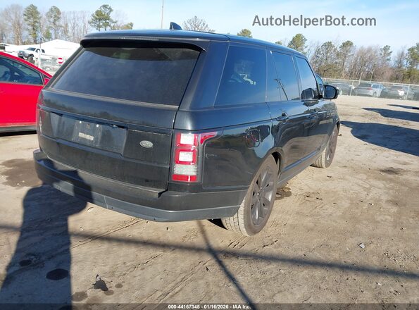 SALGS2FV9HA361894 2017 LAND ROVER RANGE ROVER Черный Задняя правая четверть