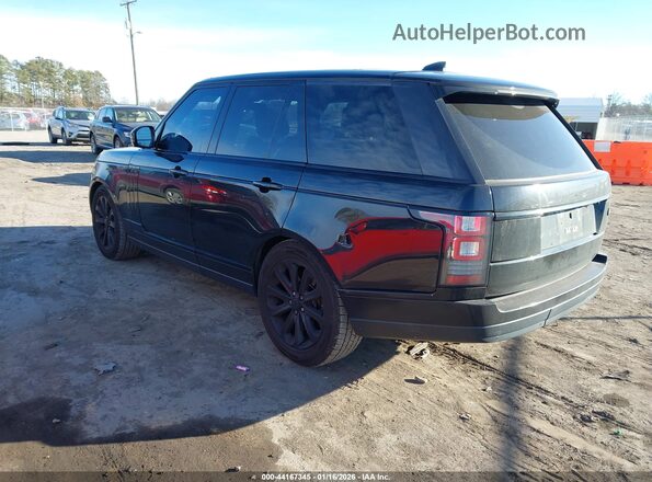 SALGS2FV9HA361894 2017 LAND ROVER RANGE ROVER Черный Задняя левая четверть