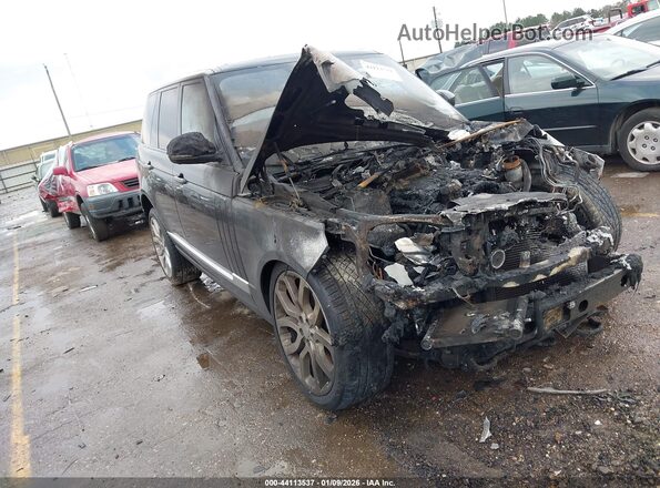 SALGS2FVXHA326667 2017 LAND ROVER RANGE ROVER Black Przód prawy