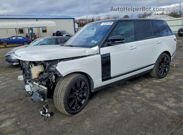 SALGS2RU6NA458727 2022 LAND ROVER RANGE Белый Передняя левая четверть
