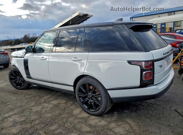 SALGS2RU6NA458727 2022 LAND ROVER RANGE Белый Задняя левая четверть