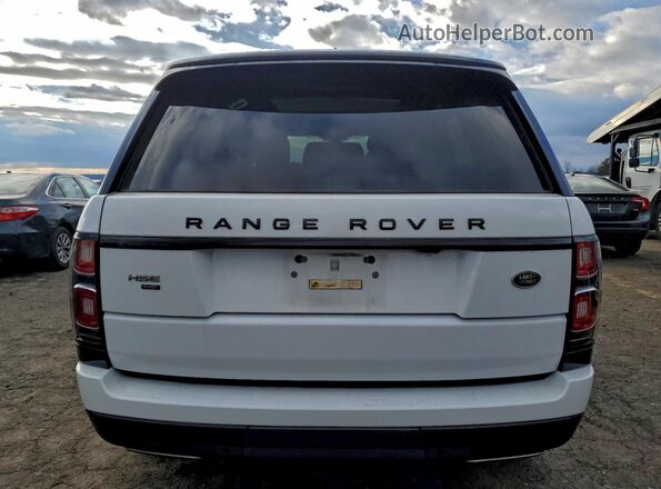 SALGS2RU6NA458727 2022 LAND ROVER RANGE Белый Вид сзади