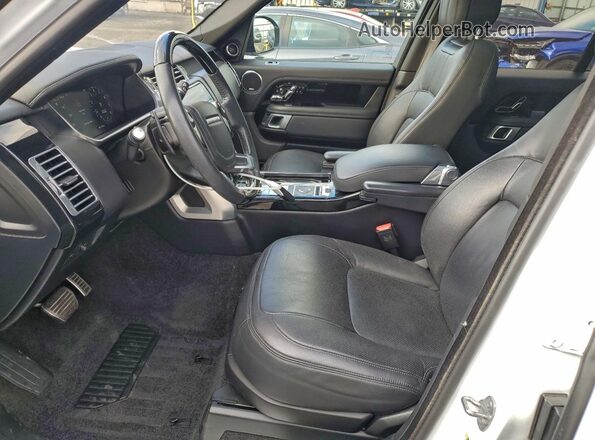 SALGS2RU6NA458727 2022 LAND ROVER RANGE Белый Вид салона спереди