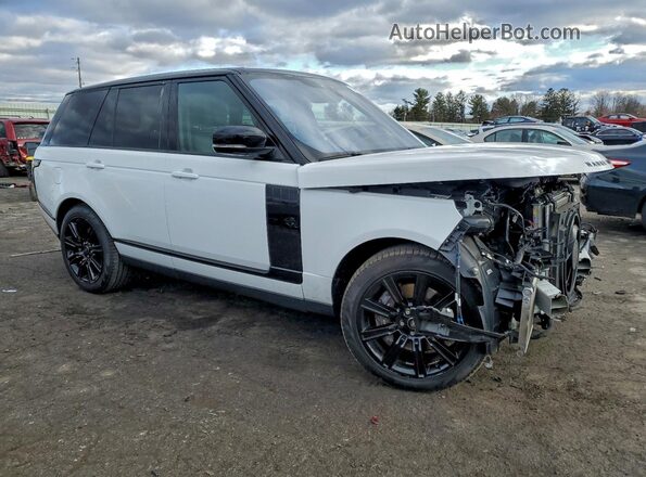SALGS2RU6NA458727 2022 LAND ROVER RANGE Белый Передняя правая четверть