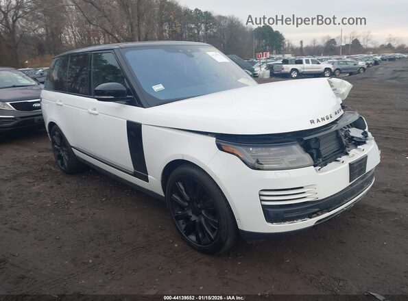 SALGS2RU6NA468576 2022 LAND ROVER RANGE ROVER Белый Передняя правая четверть