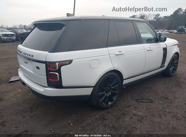 SALGS2RU6NA468576 2022 LAND ROVER RANGE ROVER Белый Задняя правая четверть