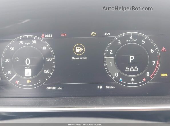 SALGS2RU6NA468576 2022 LAND ROVER RANGE ROVER Белый Вид задних сидений