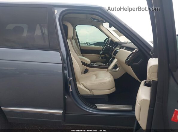 SALGS2RU7NA466951 2022 LAND ROVER RANGE ROVER Light Blue Вид салона спереди