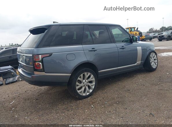 SALGS2RU7NA466951 2022 LAND ROVER RANGE ROVER Light Blue Задняя правая четверть