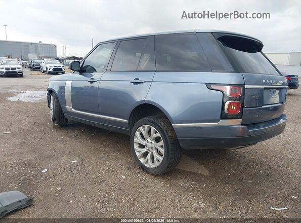 SALGS2RU7NA466951 2022 LAND ROVER RANGE ROVER Light Blue Задняя левая четверть
