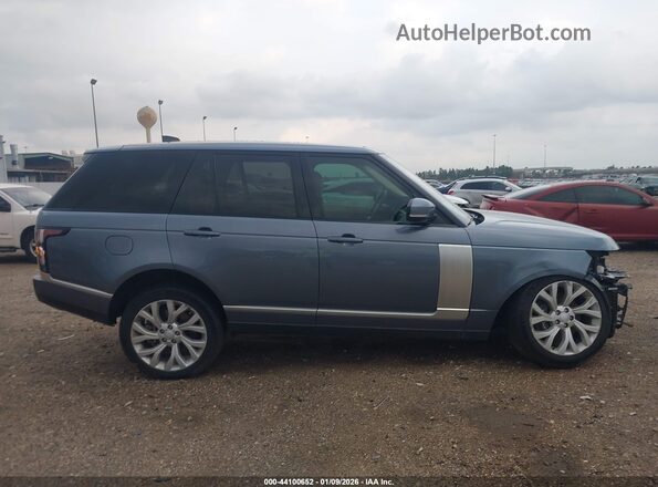SALGS2RU7NA466951 2022 LAND ROVER RANGE ROVER Light Blue Панорамный вид салона 360°