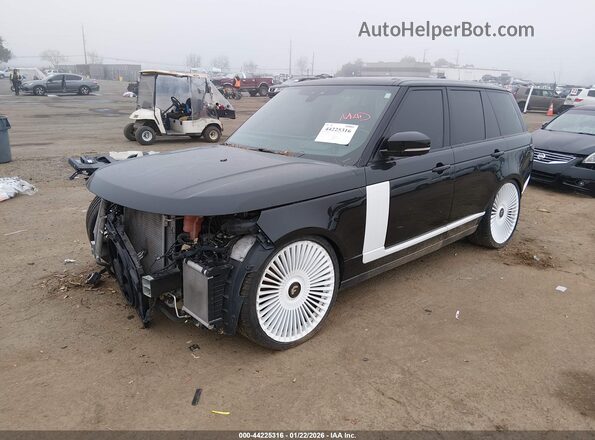 SALGS2RU9MA422898 2021 LAND ROVER RANGE ROVER Black Przód lewy