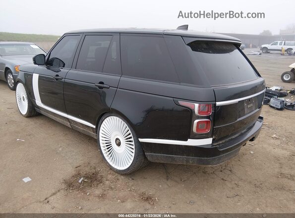 SALGS2RU9MA422898 2021 LAND ROVER RANGE ROVER Black Tył lewy