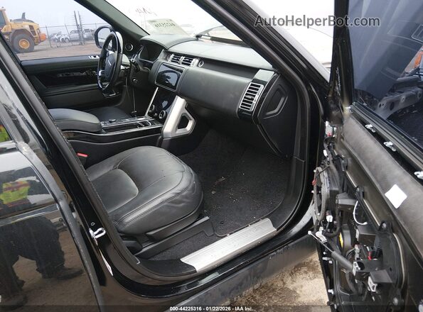 SALGS2RU9MA422898 2021 LAND ROVER RANGE ROVER Black Widok wnętrza z przodu