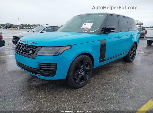 SALGS2RUXLA402691 2020 LAND ROVER RANGE ROVER Turquoise Front left