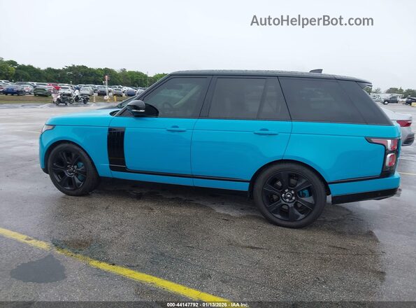 SALGS2RUXLA402691 2020 LAND ROVER RANGE ROVER Turquoise 360 interior view