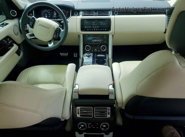 SALGS2SE6NA470136 2022 LAND ROVER RANGE White Widok deski rozdzielczej