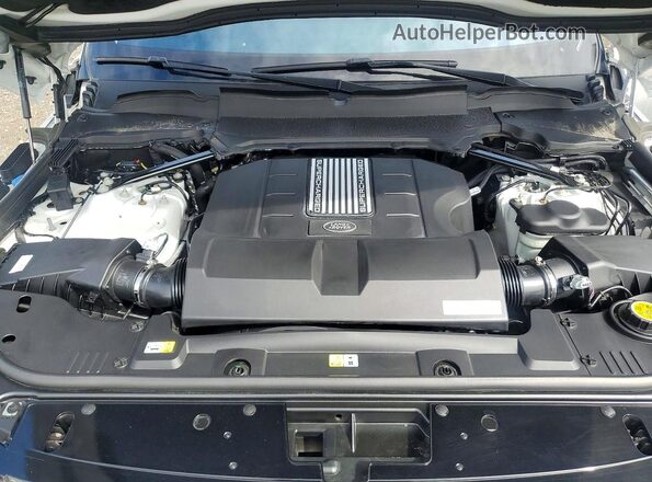 SALGS2SE6NA470136 2022 LAND ROVER RANGE White Widok komory silnika