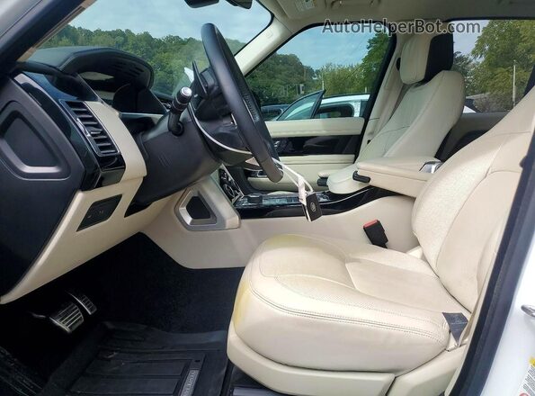 SALGS2SE6NA470136 2022 LAND ROVER RANGE White Widok wnętrza z przodu