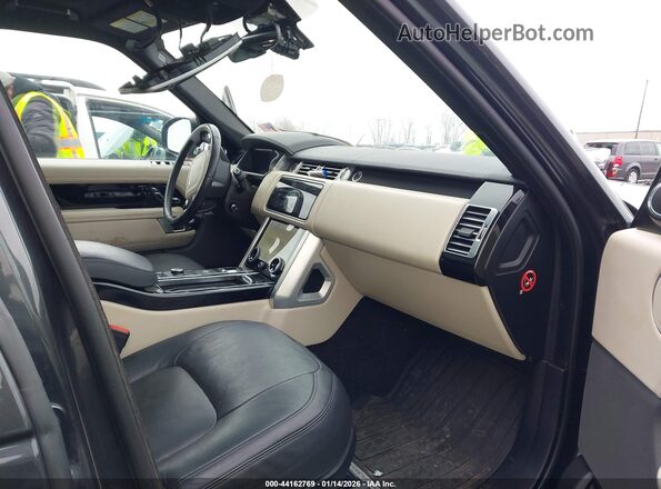 SALGS2SV0KA525708 2019 LAND ROVER RANGE ROVER Серый Вид салона спереди