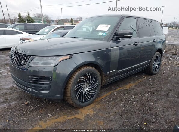 SALGS2SV0KA525708 2019 LAND ROVER RANGE ROVER Серый Передняя левая четверть
