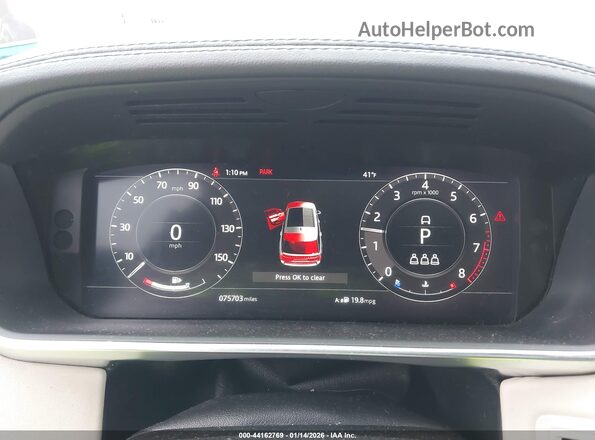 SALGS2SV0KA525708 2019 LAND ROVER RANGE ROVER Серый Вид задних сидений