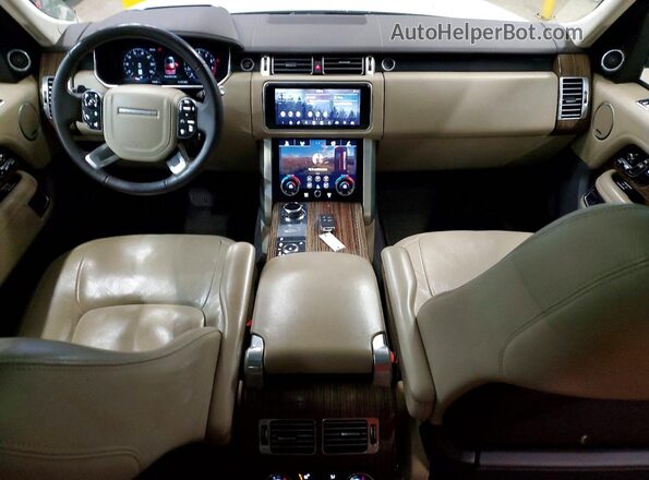 SALGS2SV1KA532005 2019 LAND ROVER RANGE White Dashboard view