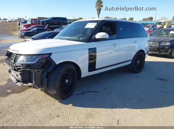 SALGS2SV2JA515180 2018 LAND ROVER RANGE ROVER Белый Передняя левая четверть