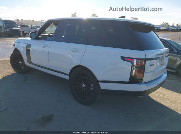SALGS2SV2JA515180 2018 LAND ROVER RANGE ROVER Белый Задняя левая четверть