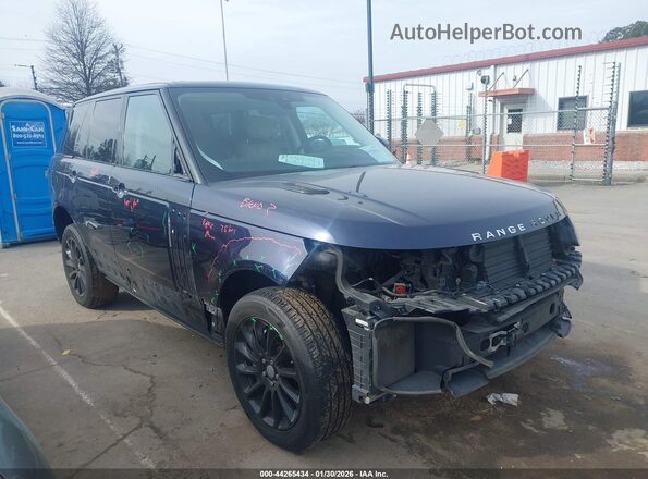 SALGS2SV8JA512994 2018 LAND ROVER RANGE ROVER Синий Вид задней части салона
