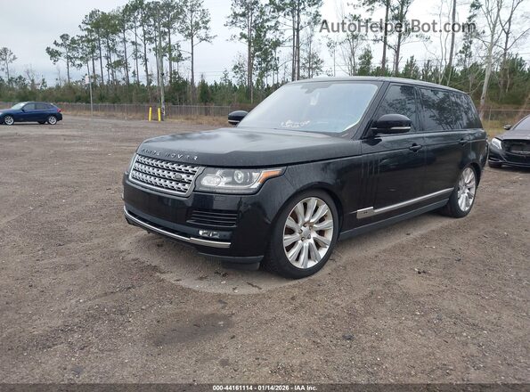 SALGS3EF0GA293130 2016 LAND ROVER RANGE ROVER Black წინა მარცხენა ხედი სამი მეოთხედიდან