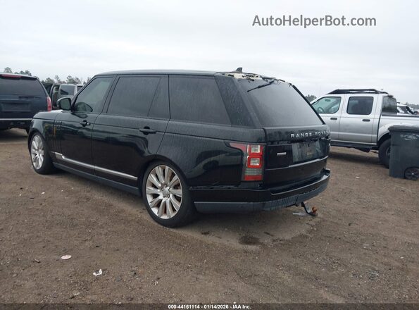 SALGS3EF0GA293130 2016 LAND ROVER RANGE ROVER Black უკანა მარცხენა