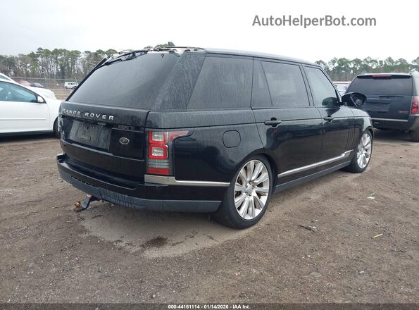 SALGS3EF0GA293130 2016 LAND ROVER RANGE ROVER Black უკანა მარჯვენა