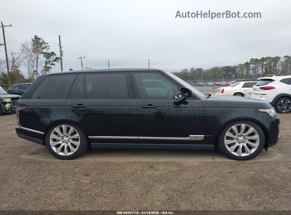 SALGS3EF0GA293130 2016 LAND ROVER RANGE ROVER Black უკანა სალონის ხედი
