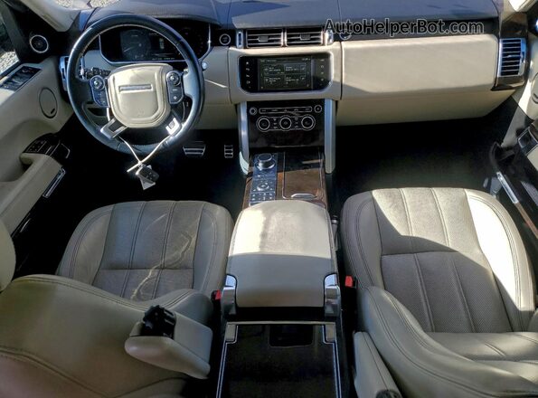 SALGS3EF3GA256735 2016 LAND ROVER RANGE Charcoal Widok deski rozdzielczej