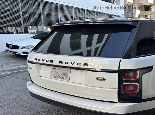 SALGV2FE8HA325055 2017 LAND ROVER RANGE ROVER Белый Задняя правая четверть