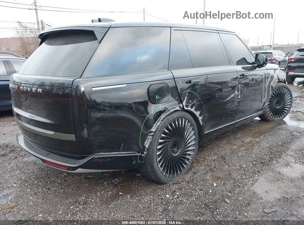SALK1BE90RA205777 2024 LAND ROVER RANGE ROVER Черный Задняя правая четверть