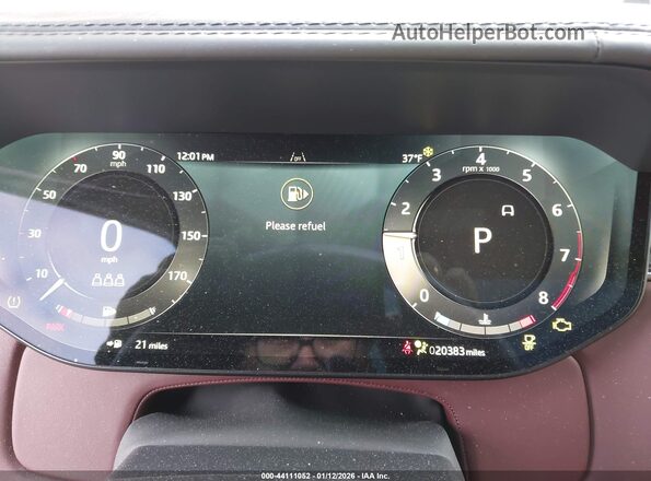 SALKP9E97RA094703 2024 LAND ROVER RANGE ROVER Black Widok tylnych siedzeń