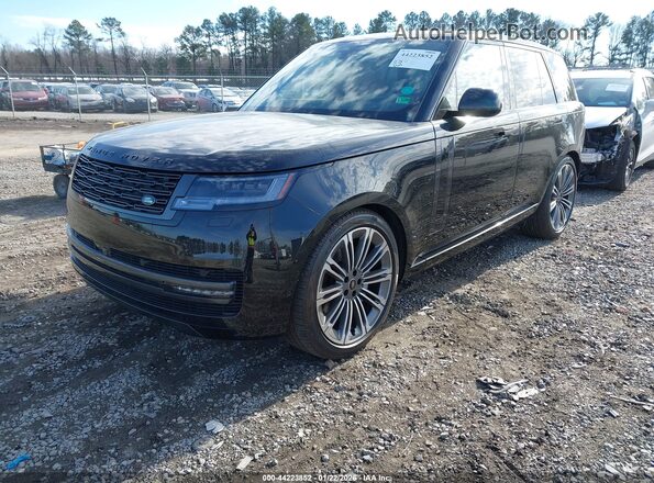 SALKP9FU8SA313483 2025 LAND ROVER RANGE ROVER Черный Передняя левая четверть