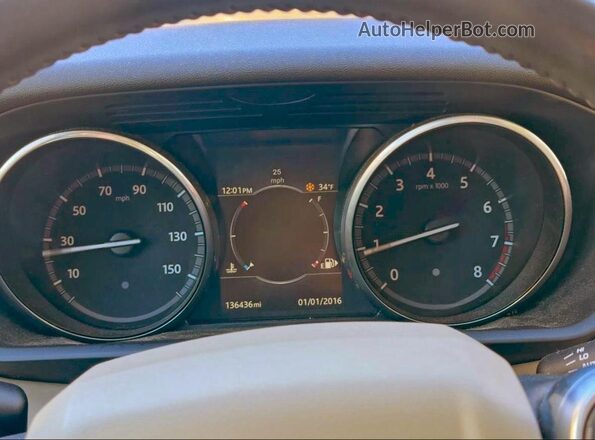 SALRGBBV9HA033326 2017 LAND ROVER DISCOVERY Черный Вид панели приборов